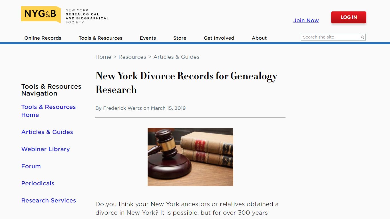 New York Divorce Records for Genealogy Research